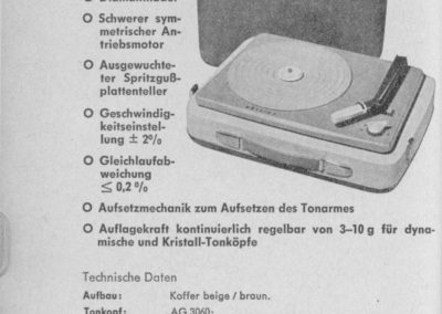 1960 Collaro Tape Transcriptor Mark IV-Philips SK 45-Orion AR-602 zenegép - philips063